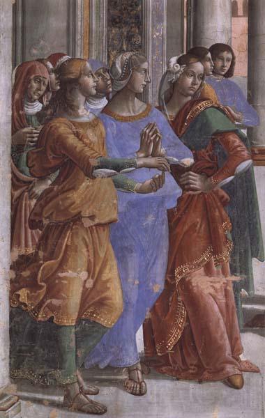 Domenicho Ghirlandaio Details of Tempelgang Marias France oil painting art